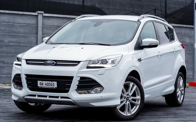 Ford Kuga cena 51900 przebieg: 247500, rok produkcji 2014 z Ozimek małe 781